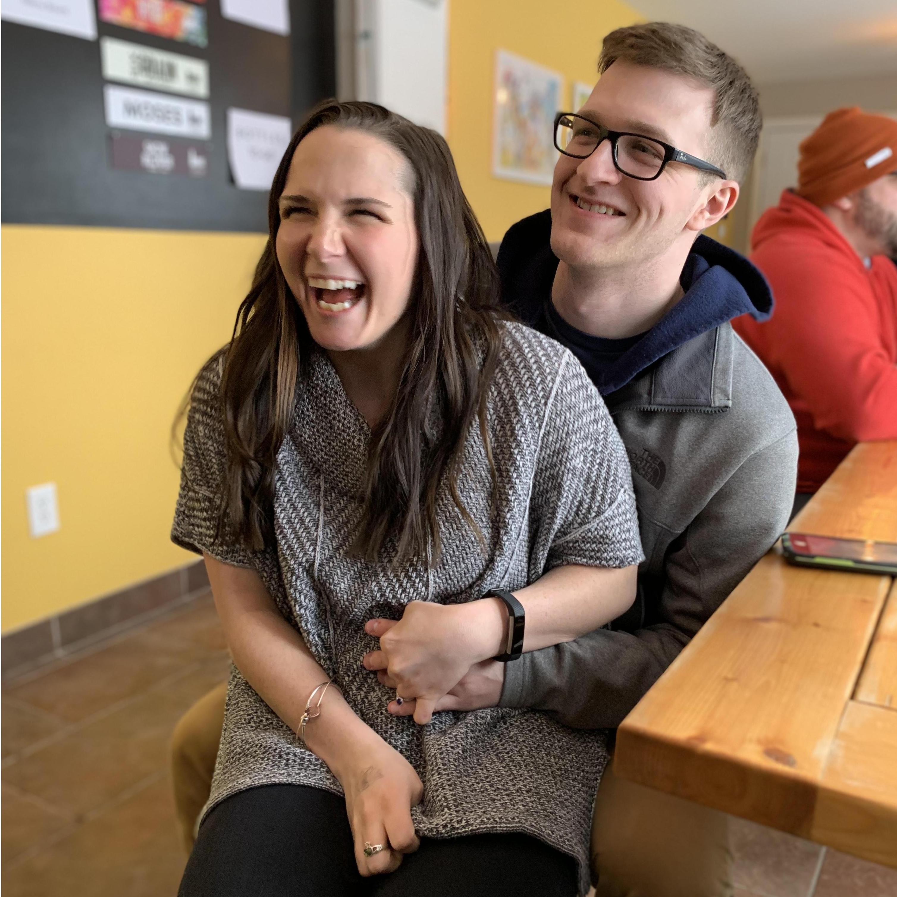 Right after Matthew proposed in Portland, ME.