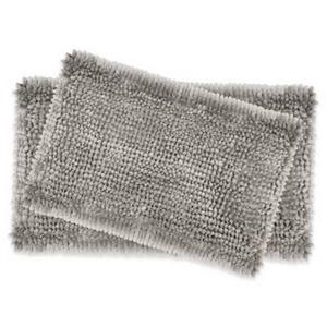Laura Ashley® Butter Chenille Bath Rugs (Set of 2)