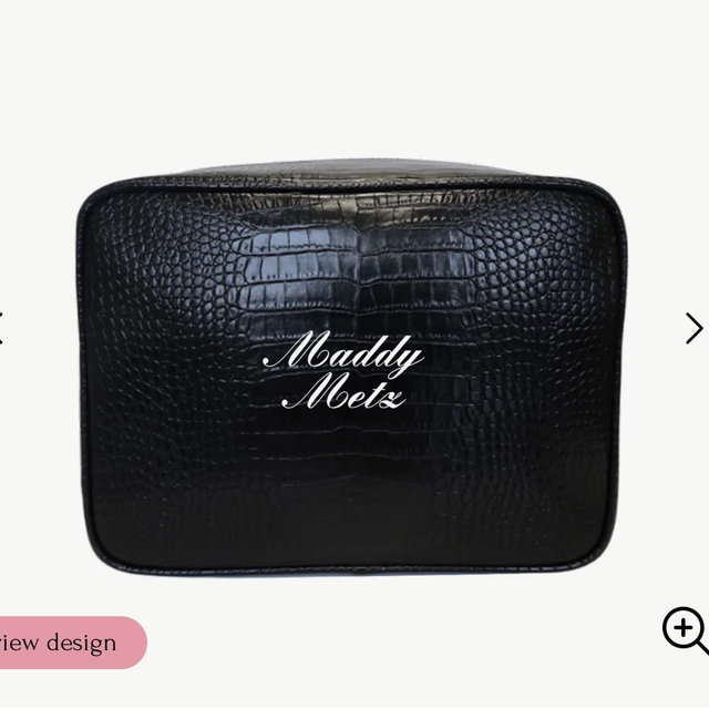 Name Croc Pouch