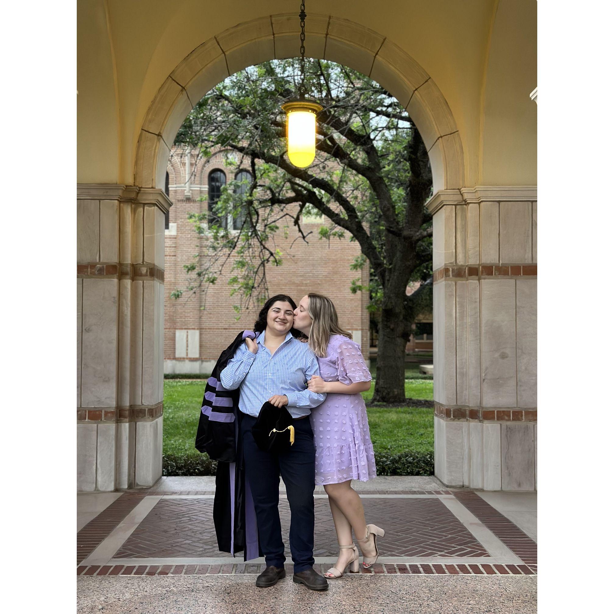 Celebrating Laura's graduation from Dental School in 2023