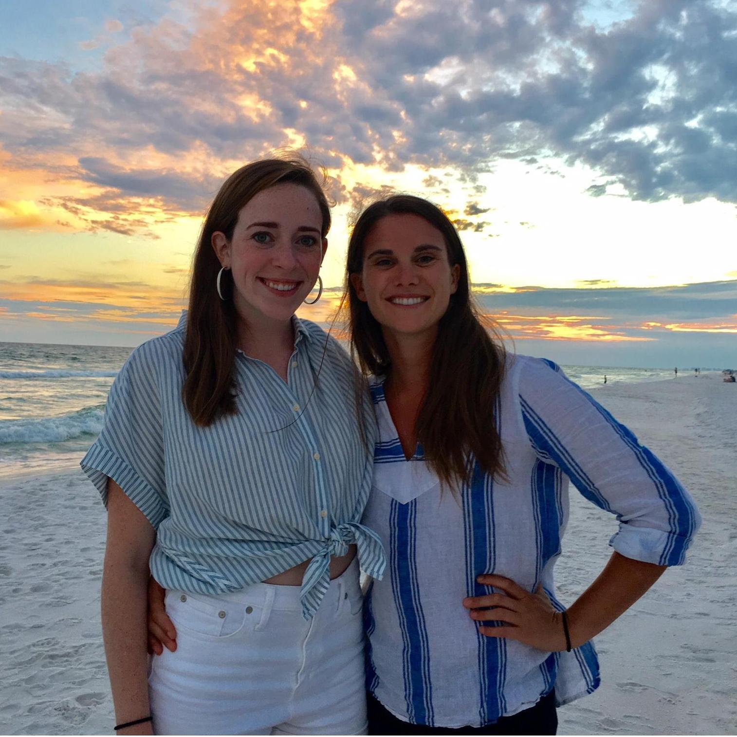 Lauren's first trip to Seaside with the McDonnell fam in 2017!