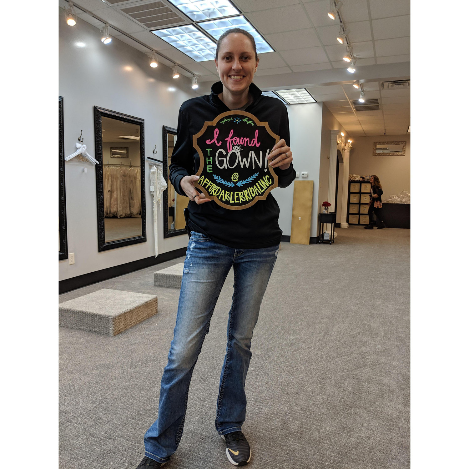 She said Yes to the Dress!