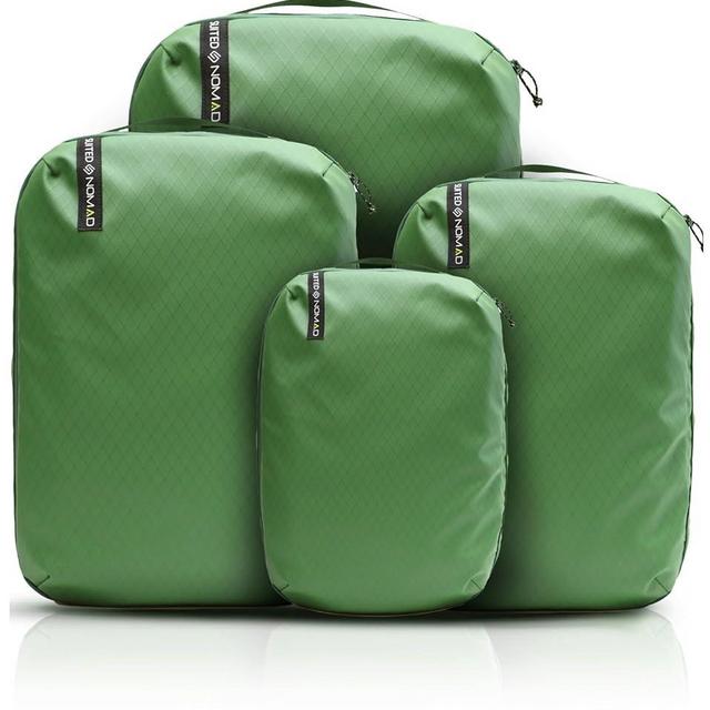 Adventure Travel Packing Cubes, IP65 Water&Dust Proof Organizer Wet Bags (4Piece/Waterproof, Moss Green)