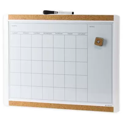 Pin-It Magnetic Dry Erase Calendar Board