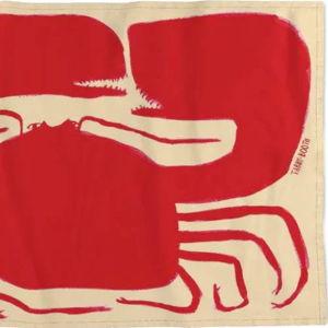 Tabby Booth Cotton Crab Tea Towel