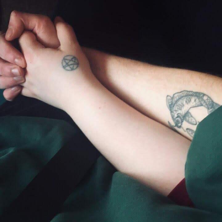 The first picture we took after meeting for the first time in person :)