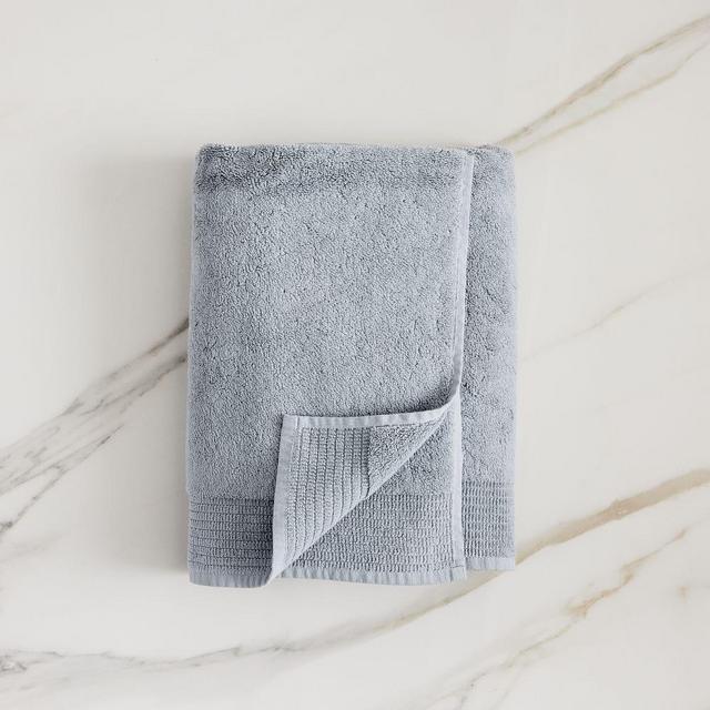 Organic Premium Towel, Marina Blue, Bath Towel