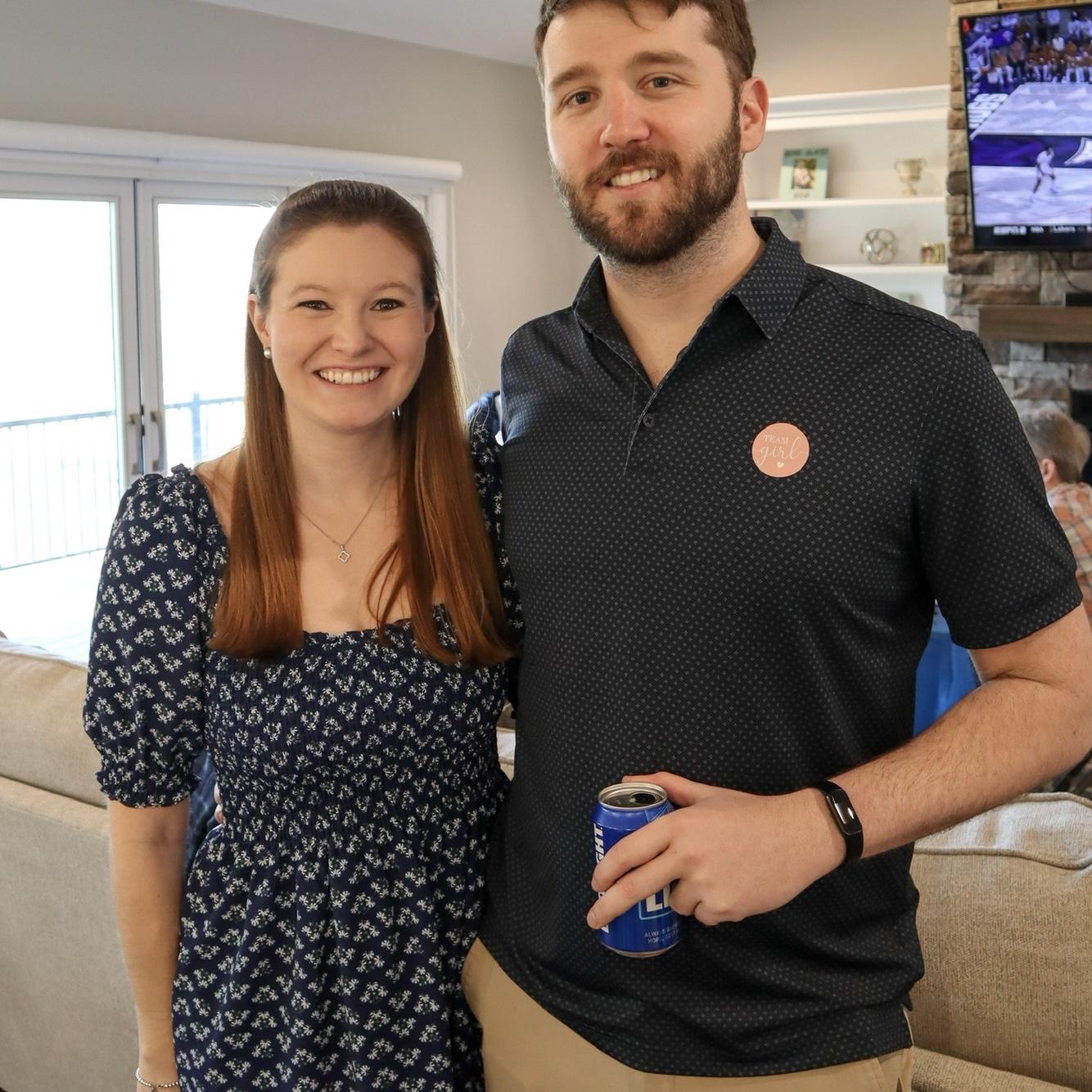 Gender Reveal Party in Owensboro Kentucky for Spencer and Taylor's baby (Millie). This trip was when Kelly met Spencer and Taylor for the first time, February 2024