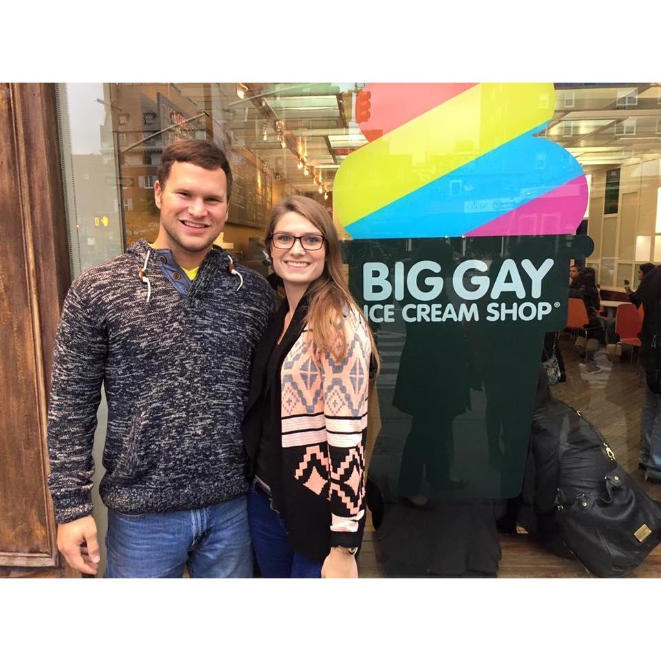 Visting Zach's brother, Alex in NYC