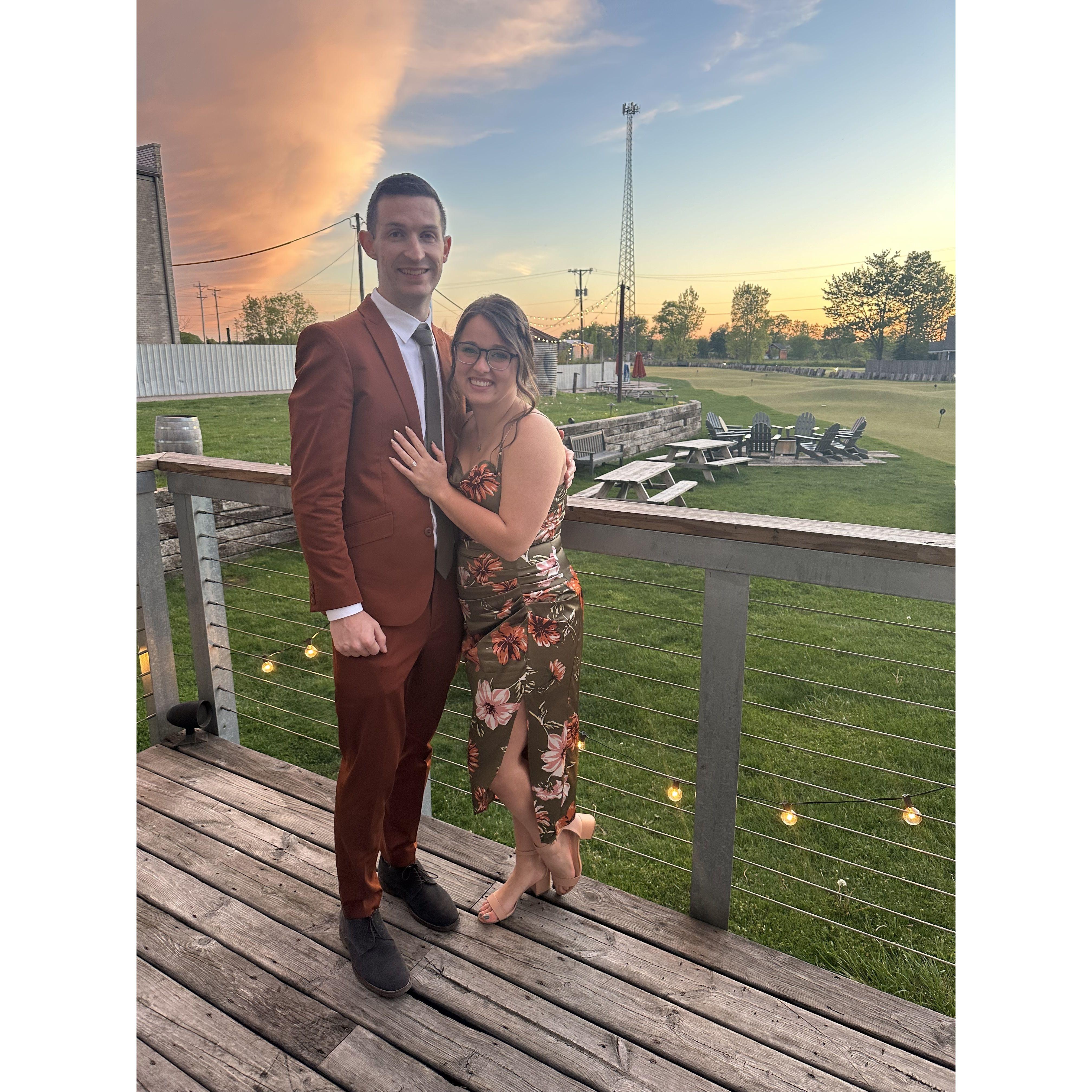 I told Steve to match my dress for this wedding, but did not expect this! - May 2024