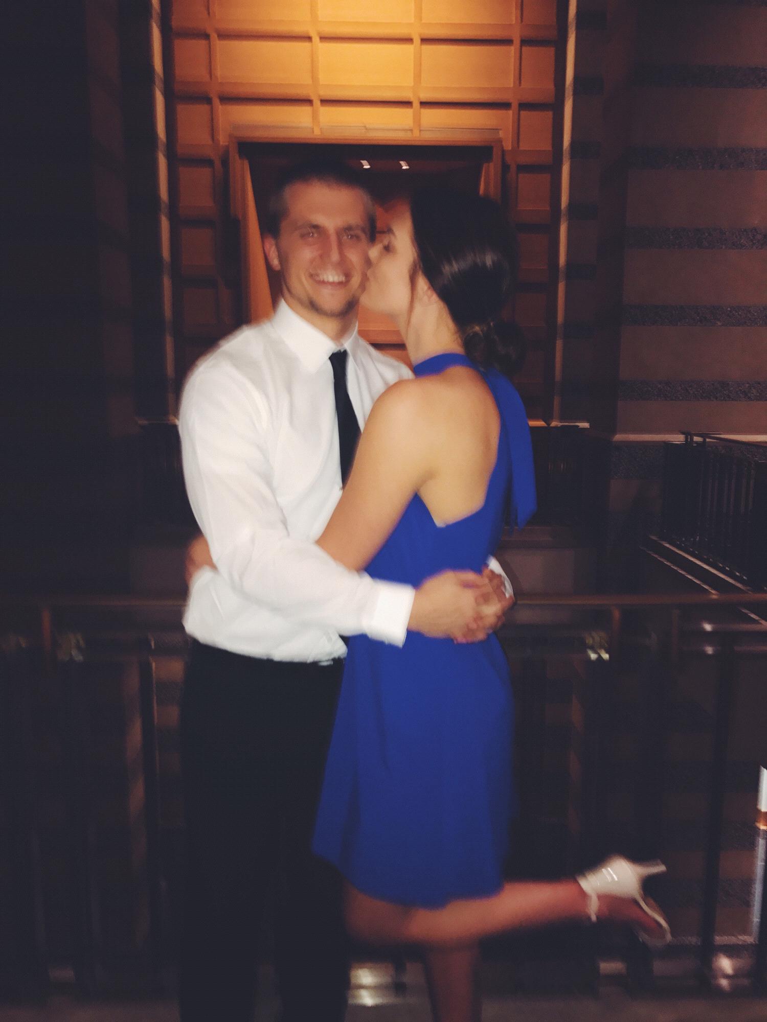 Our first date! Med prom 2017.