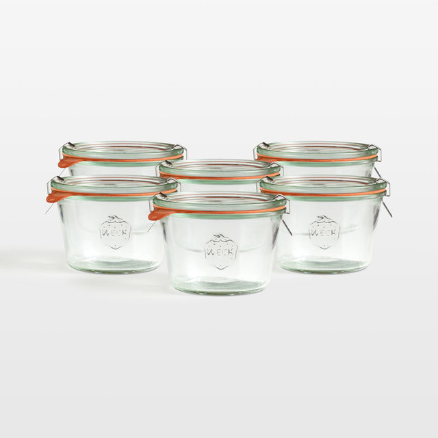 Weck 12.5-Oz. Glass Canning Jar, Set of 6