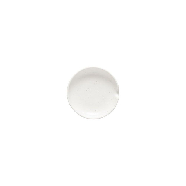 Casafina by Costa Nova Ceramic Spoon Rest - Pacifica Collection, Salt | Microwave & Dishwasher Safe Dinnerware | Food Safe Glazing | Restaurant Quality Serveware
