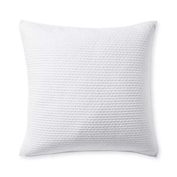 Westwood Quilted Sham - White
