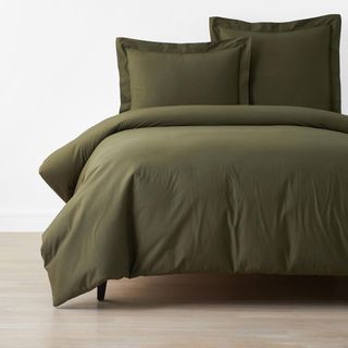 Company Cotton Garment Washed Percale Euro Sham