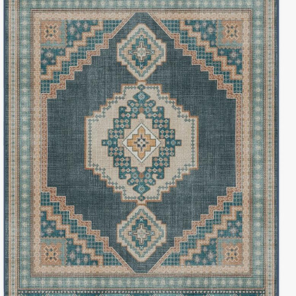 Rayne Soft Navy Tufted Rug | Ruggable