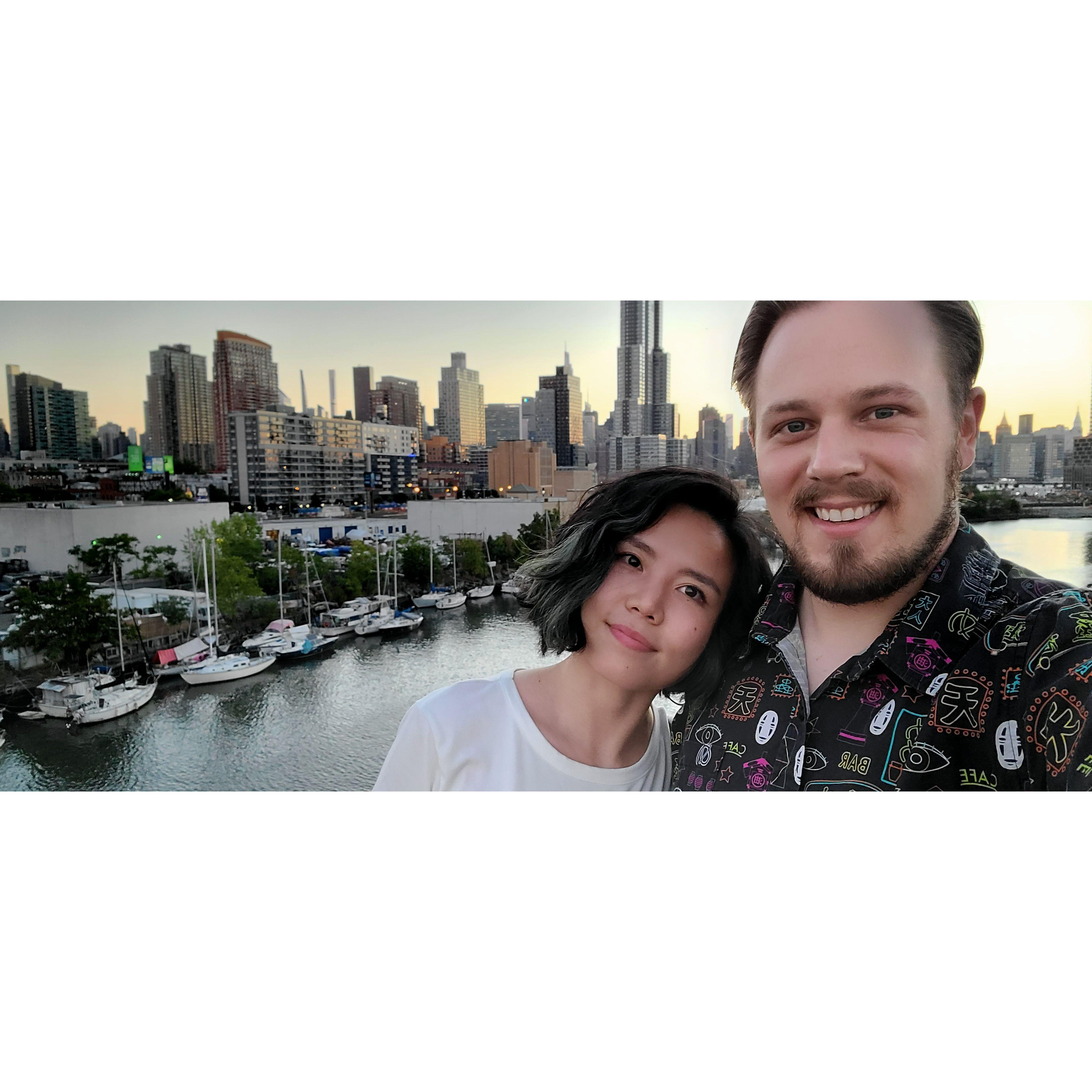 Spending time together in New York. This was Michael's favorite haircut Namuuna had, she never wanted it again. [Aug 2022]