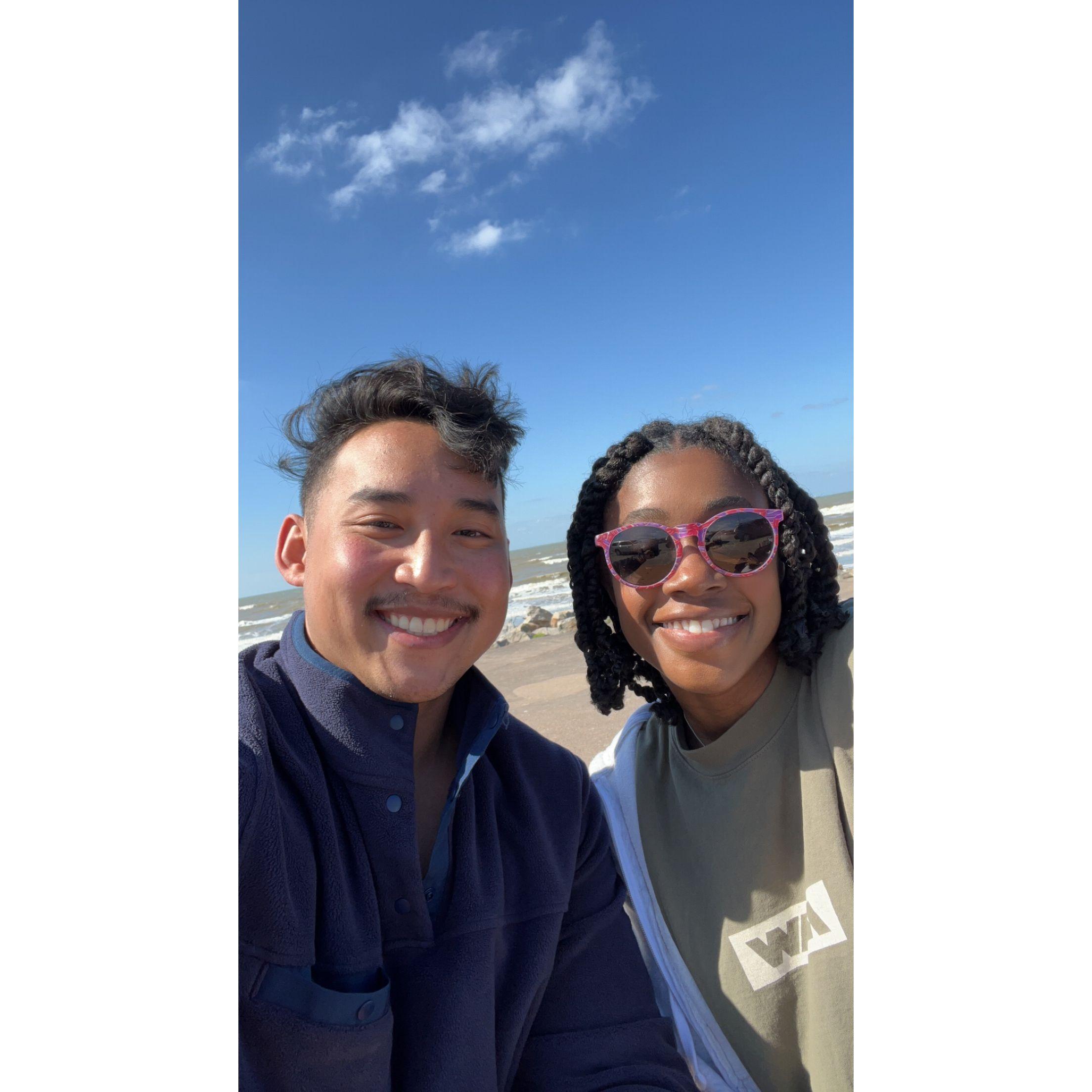 Our first beach trip
