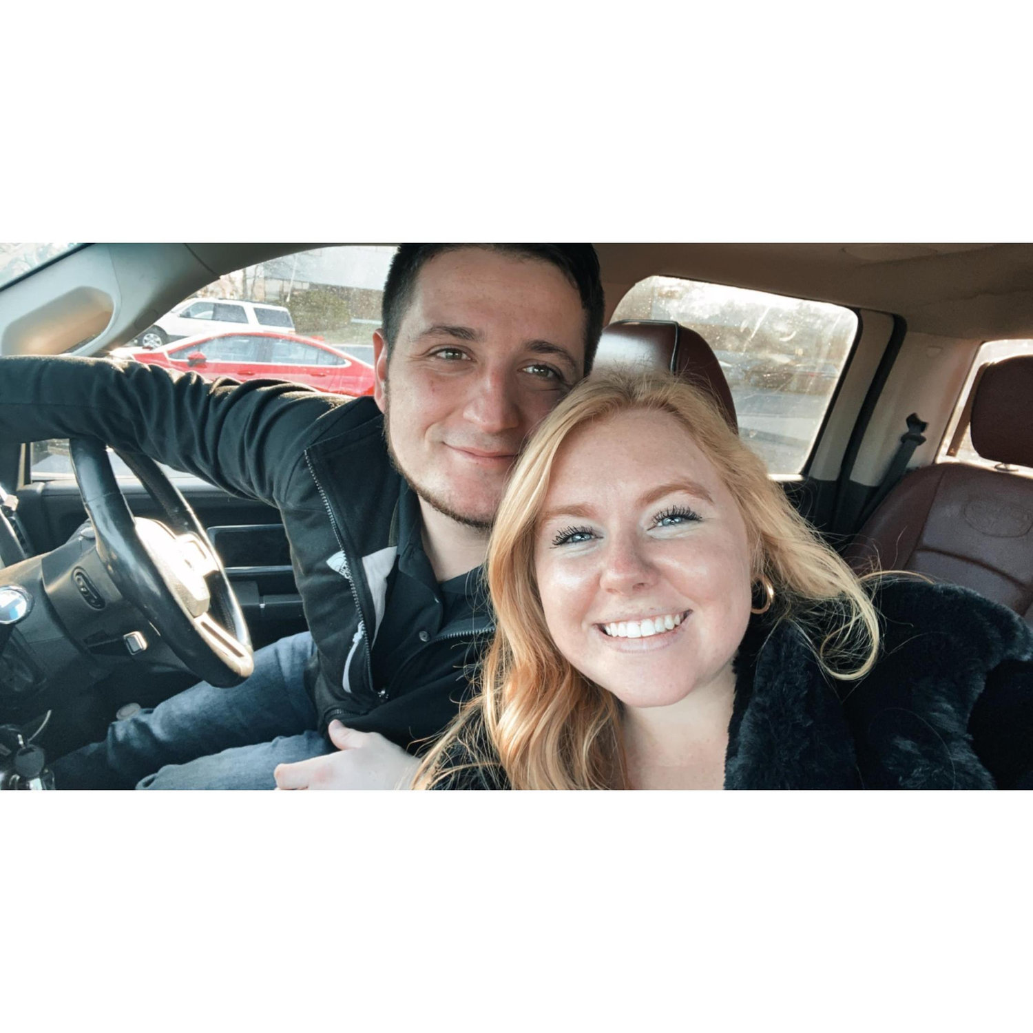 This is the day we went and picked out my ring