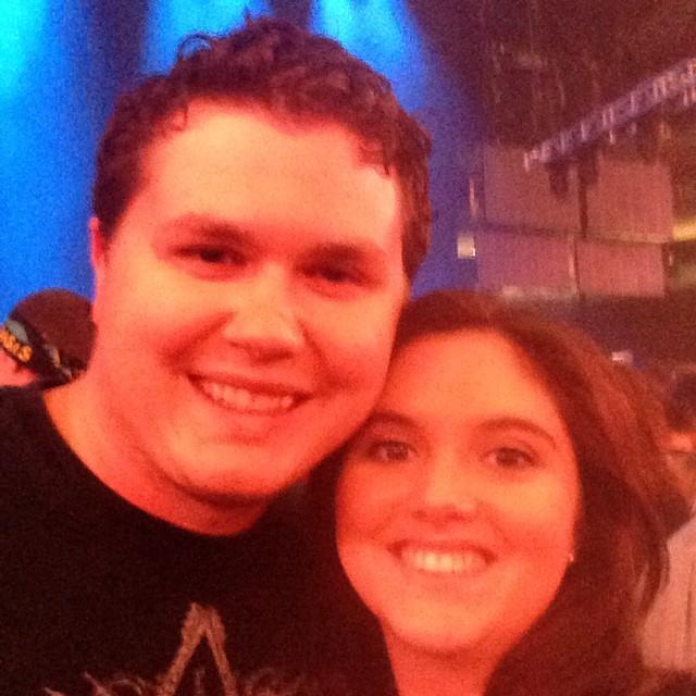 This is from our first concert together in 2014 - The Black Keys