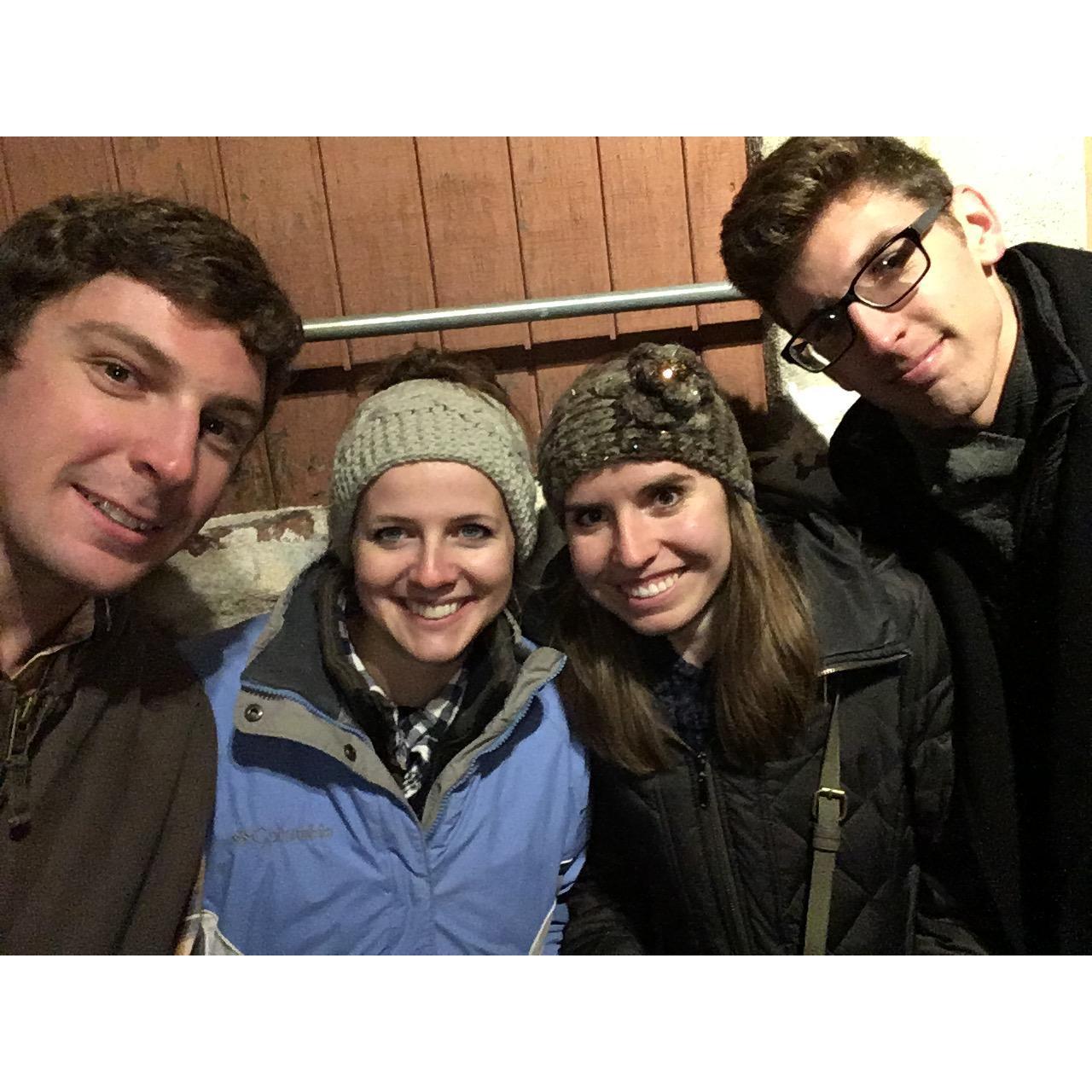 With the couple responsible for the "set up"