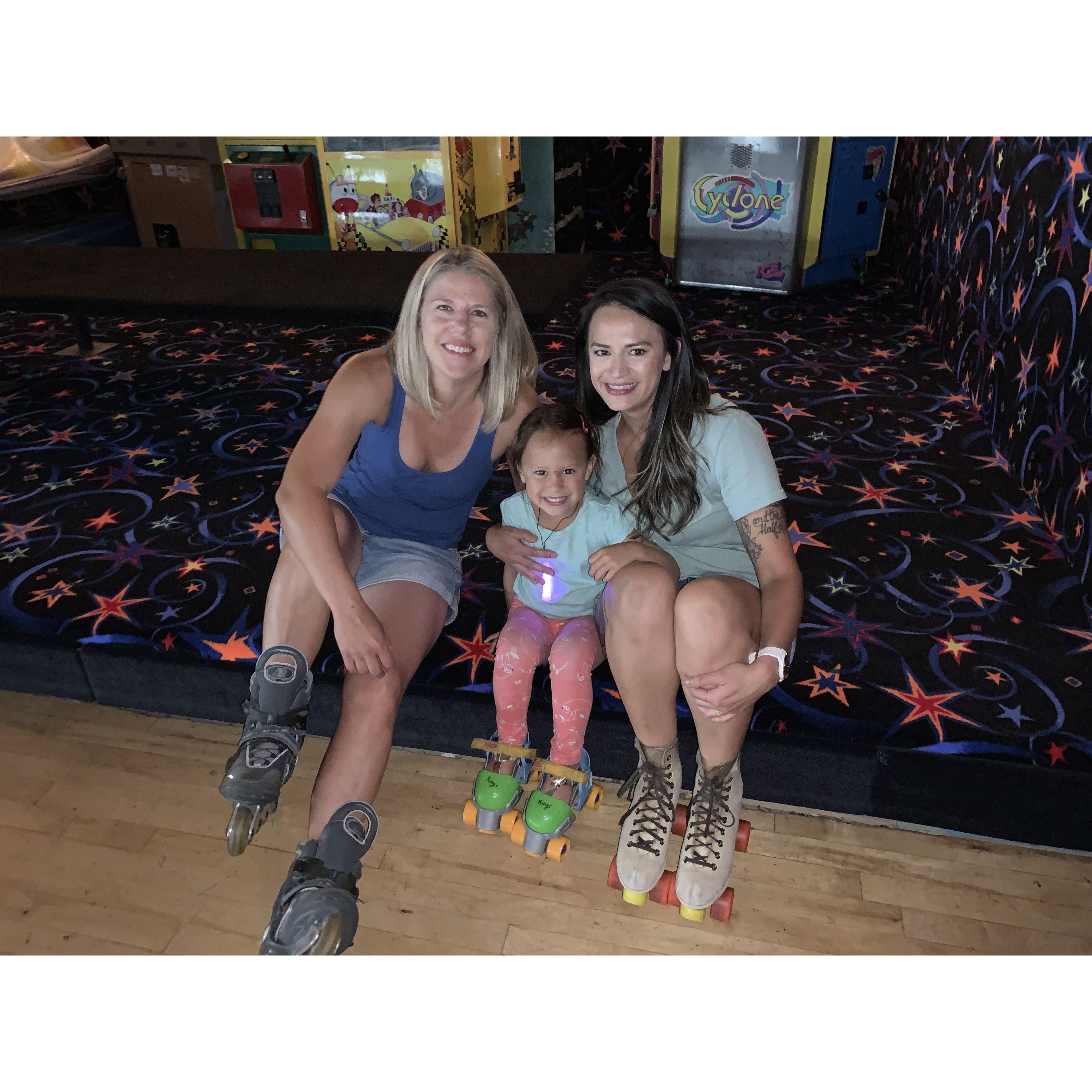 Roller skating!