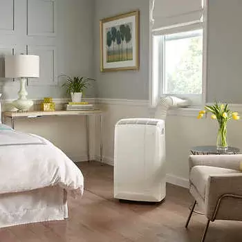 De'Longhi Pinguino 400 sq ft 3 in 1: Air Conditioner, Dehumidifier, Fan