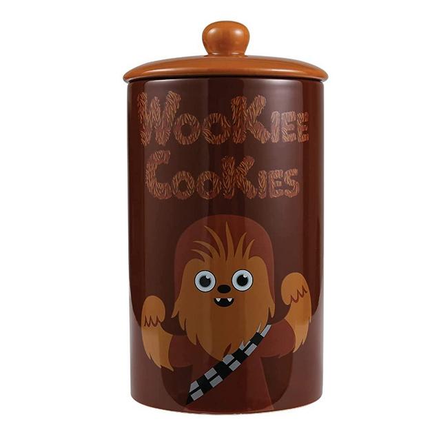 Star Wars Dog Treat Jar - Ceramic Dog Treat Jar with Lid - Dog Food Storage Container, Star Wars Treat Jar, Pet Treat Container, Feeding Supplies for Dogs, Dog Treat Canister