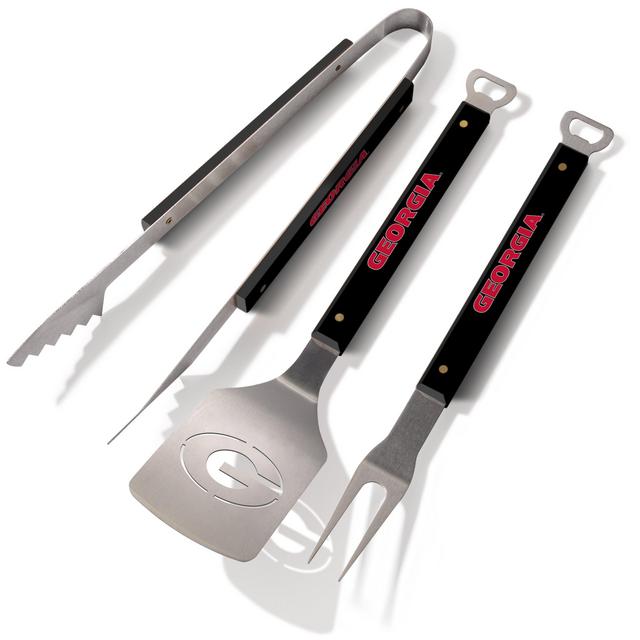 YouTheFan NCAA Georgia Bulldogs Spirit Series 3-Piece BBQ Set
