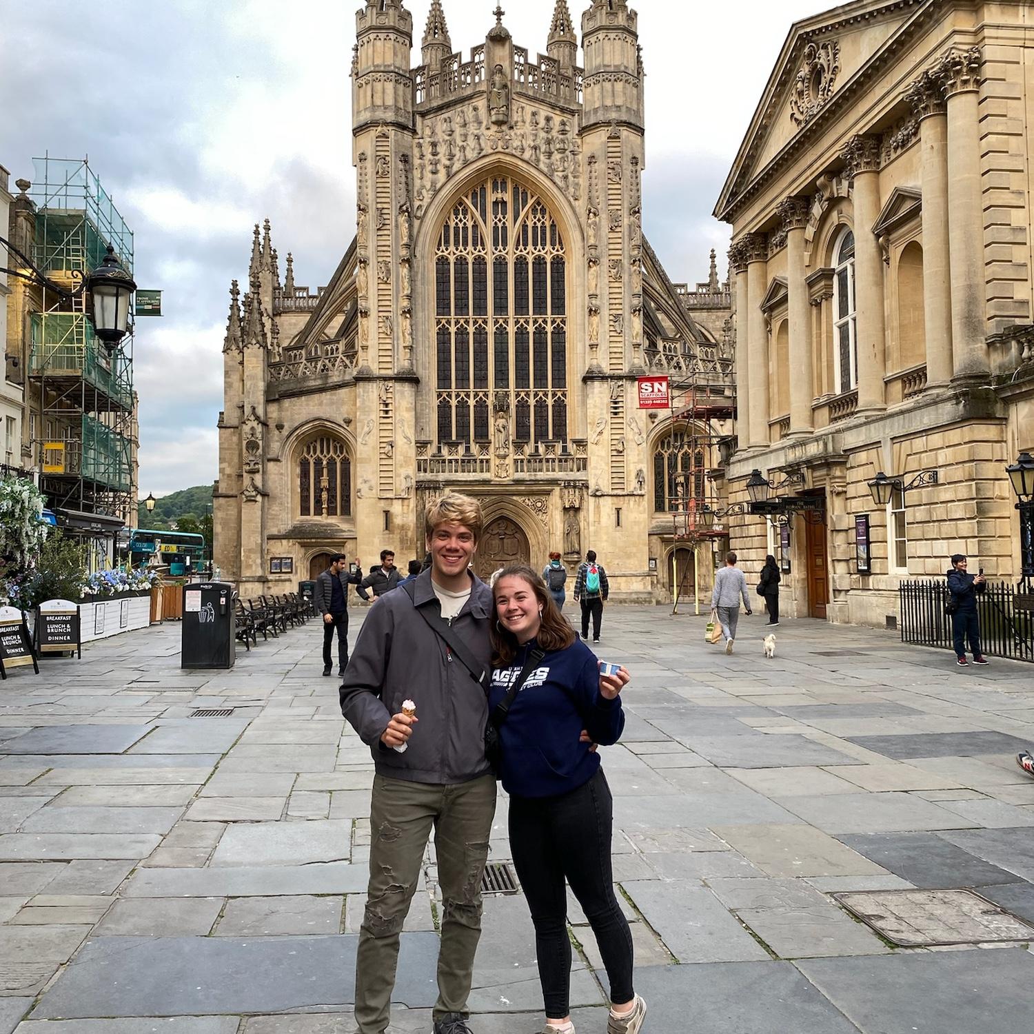 Gelato shared in Bath, England