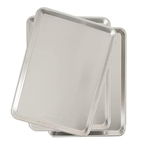 Nordic Ware Natural Aluminum Commercial Baker's Half Sheet (3 Pack)