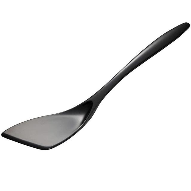 Gourmac Hutzler 12-1/2 Inch Melamine Turner, Black