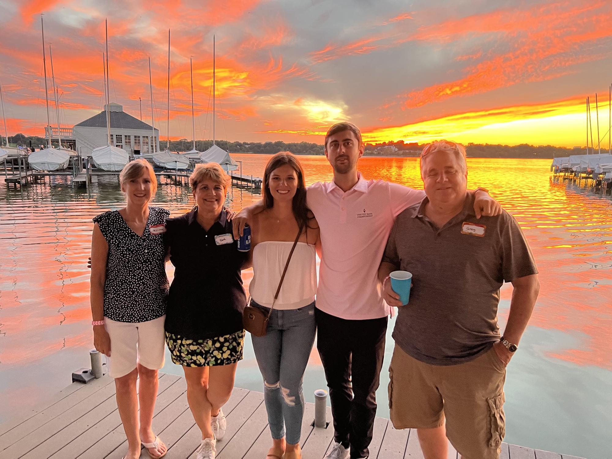 With the Aunts and Uncles at White Rock Lake. Dallas does have decent sunsets 🌅 (Uncle Mike -Photographer)