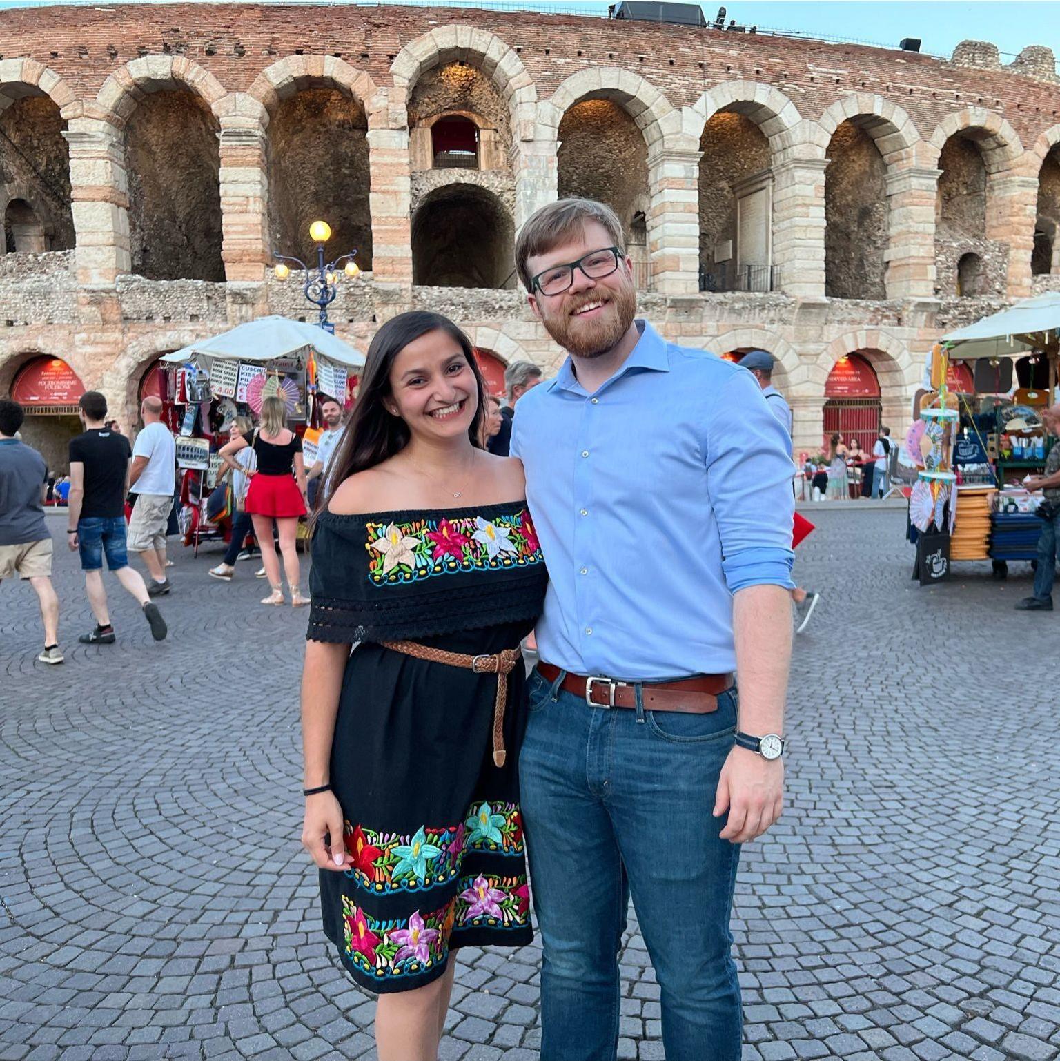 Michael's first opera, Verona Amphitheater, June 2022