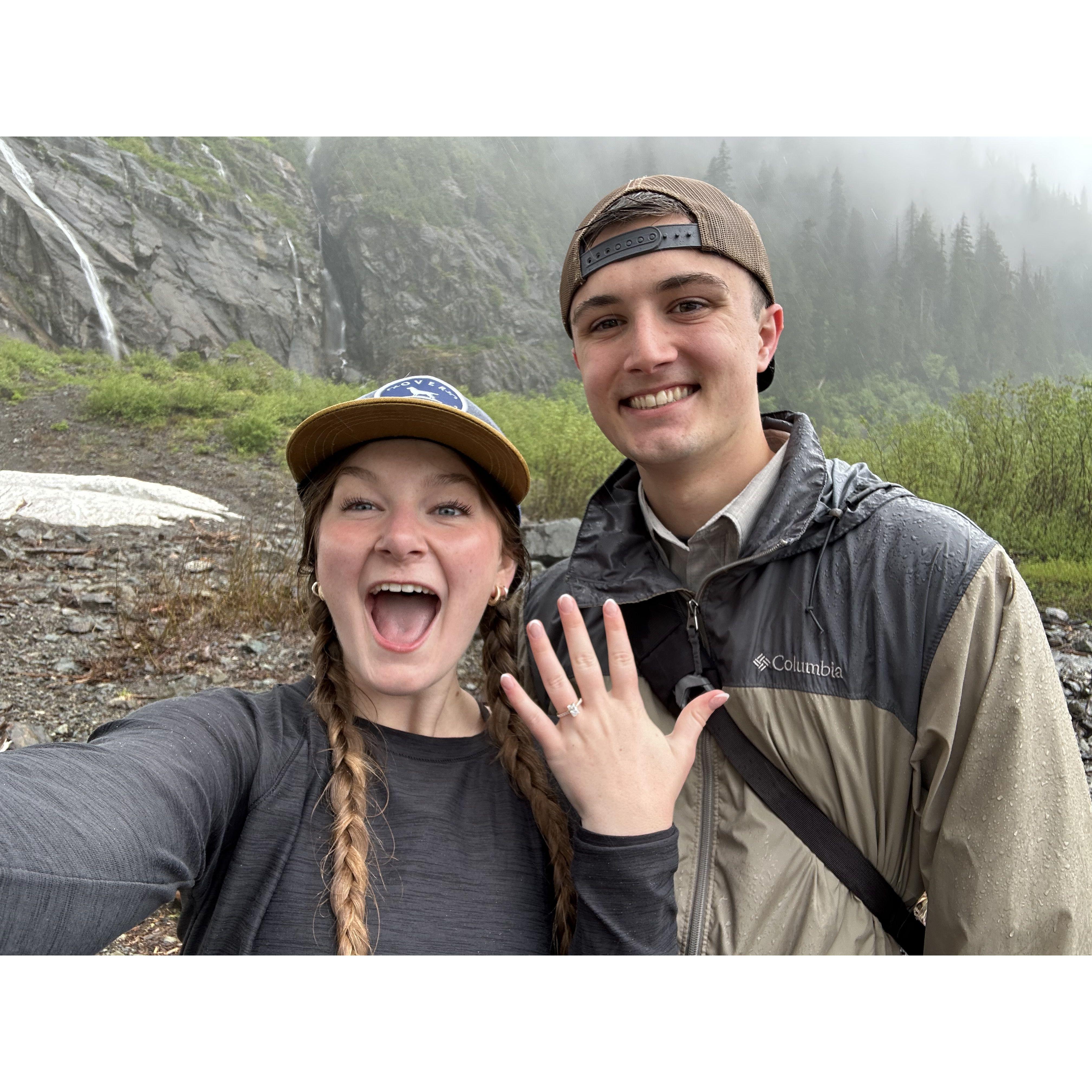 WE GOT ENGAGED