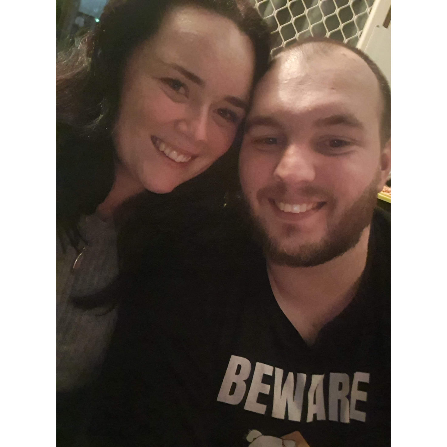 Our very first photo as dating , taken on the 19/01/2020