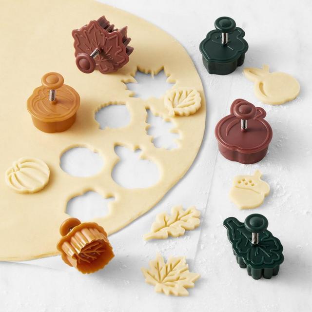 Williams Sonoma Fall Pie Punches Set of 6