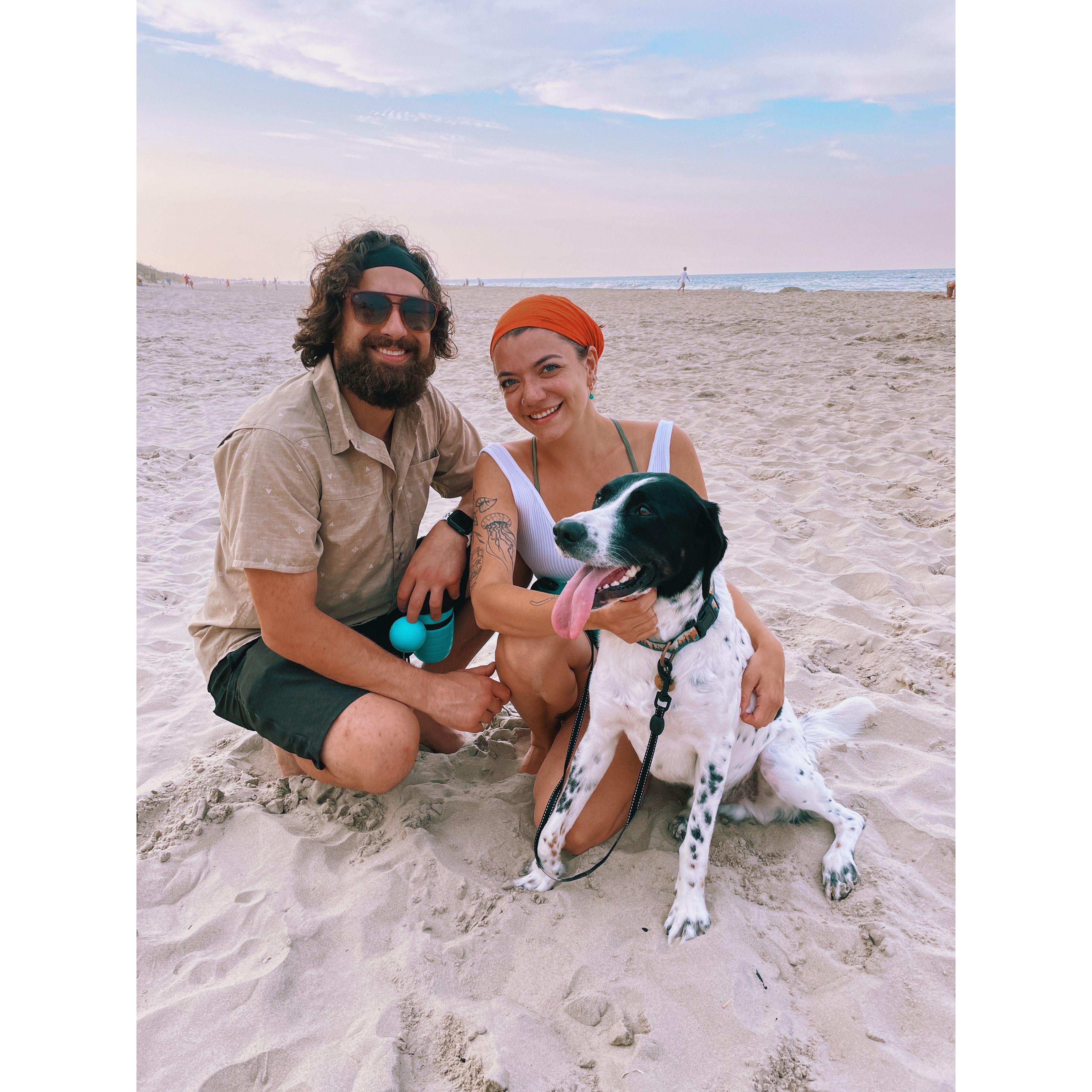 Outer Banks with Panda & the extended Schreiber fam! Panda was OBSESSED. (August 2023)