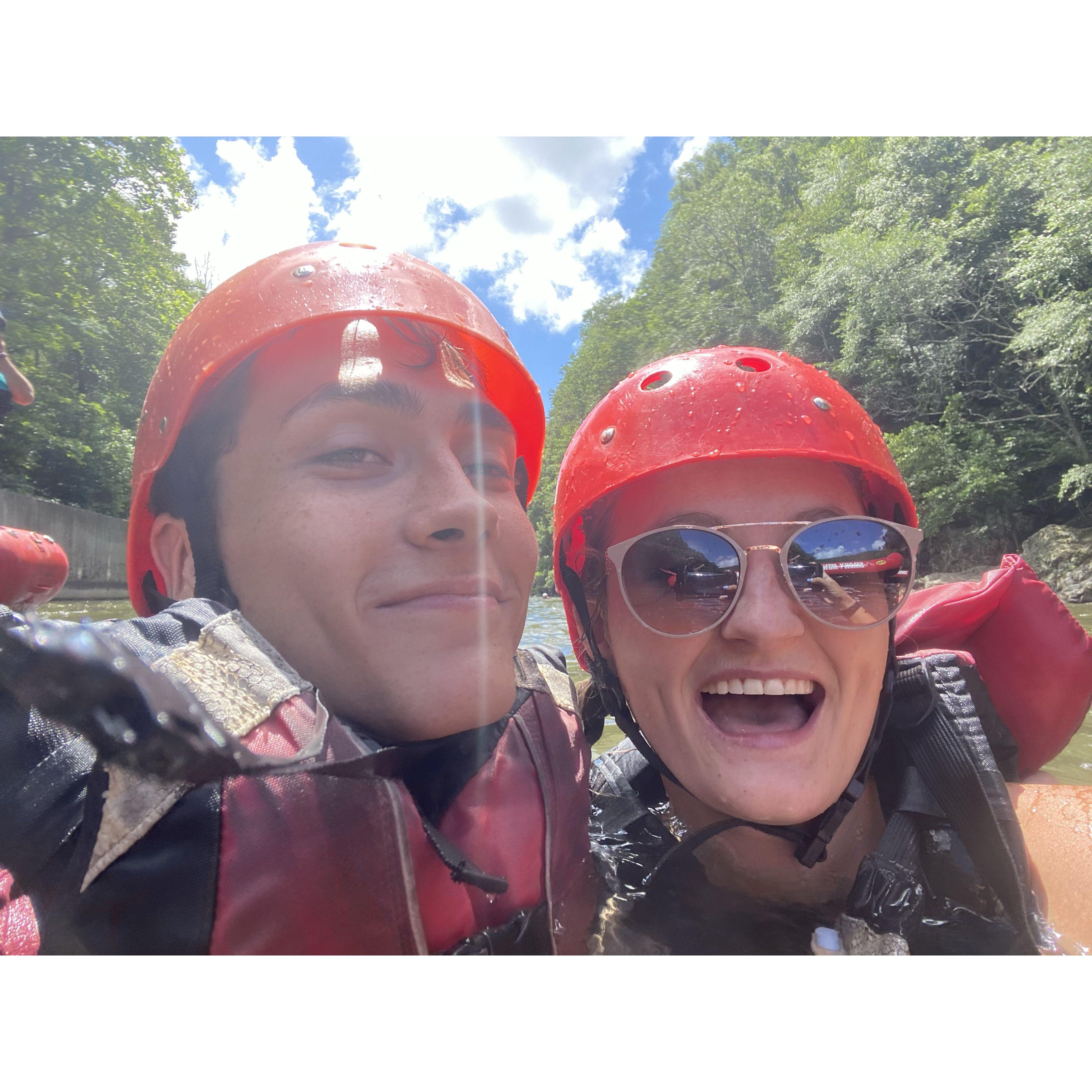 rafting together in tennsessee