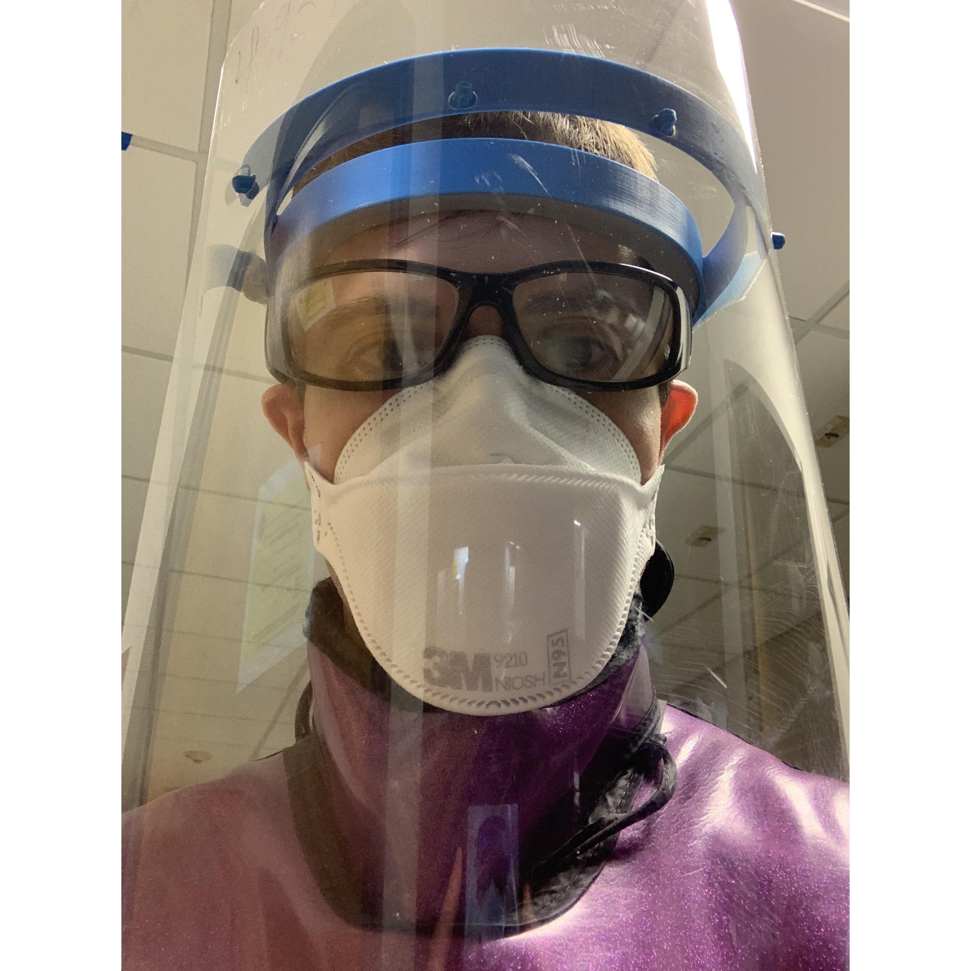 COVID-19 pandemic. Jonathan finds himself a frontline essential worker taking chest X-rays of Covid patients in Chapel Hill.