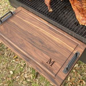 Large BBQ Cutting Board - Etsy (WALNUT STAIN)