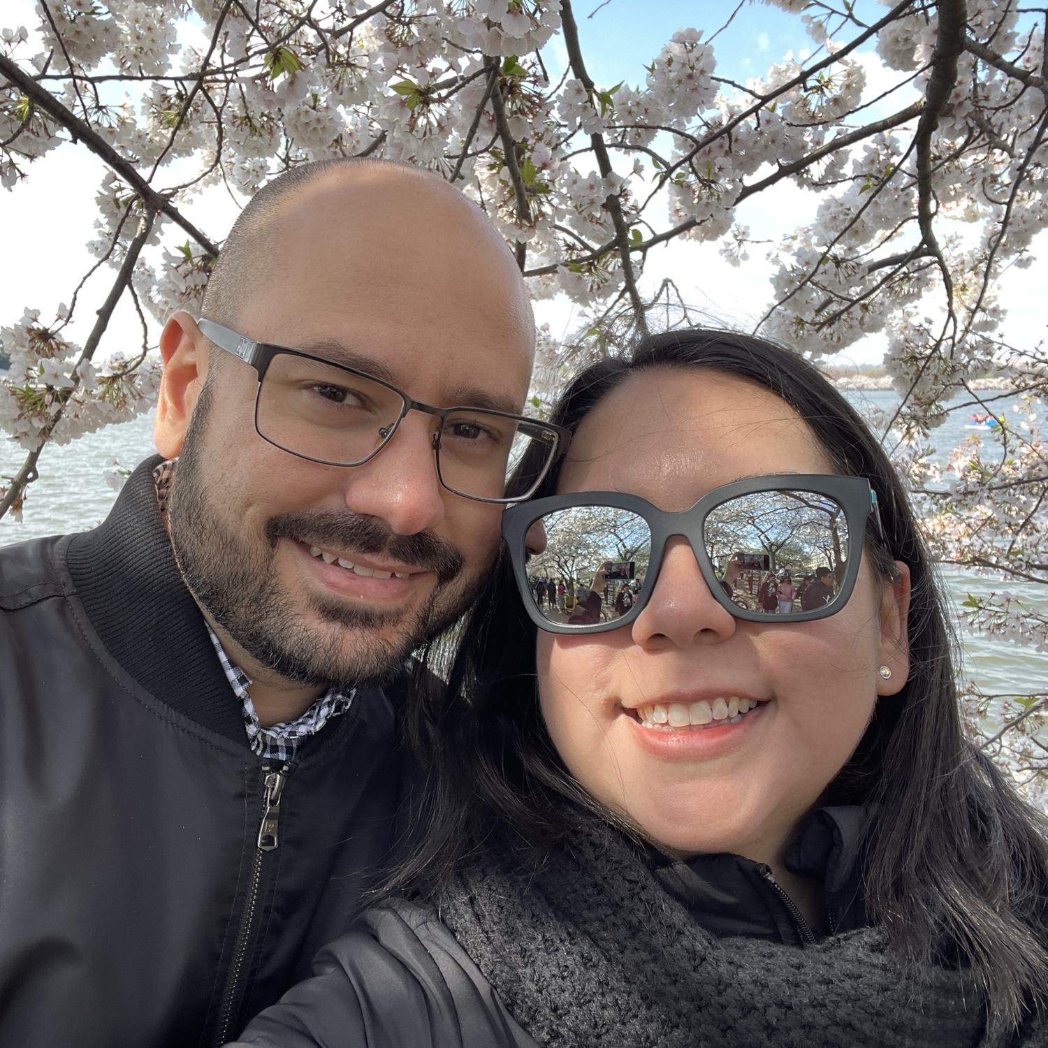 Our first trip together was to Washington, D.C. so Yoli could finally visit the country’s capital and see the cherry blossoms 🌸🏛️🇺🇸🦅