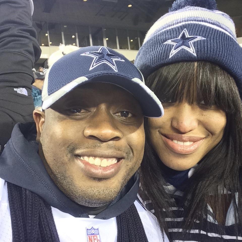 Our first trip together to the Cowboys vs Eagles game in 2014.