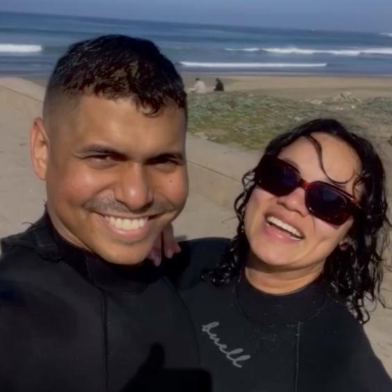 Another bucket list checked with you! 🌊 🏄🏽‍♂️🏄🏽‍♀️