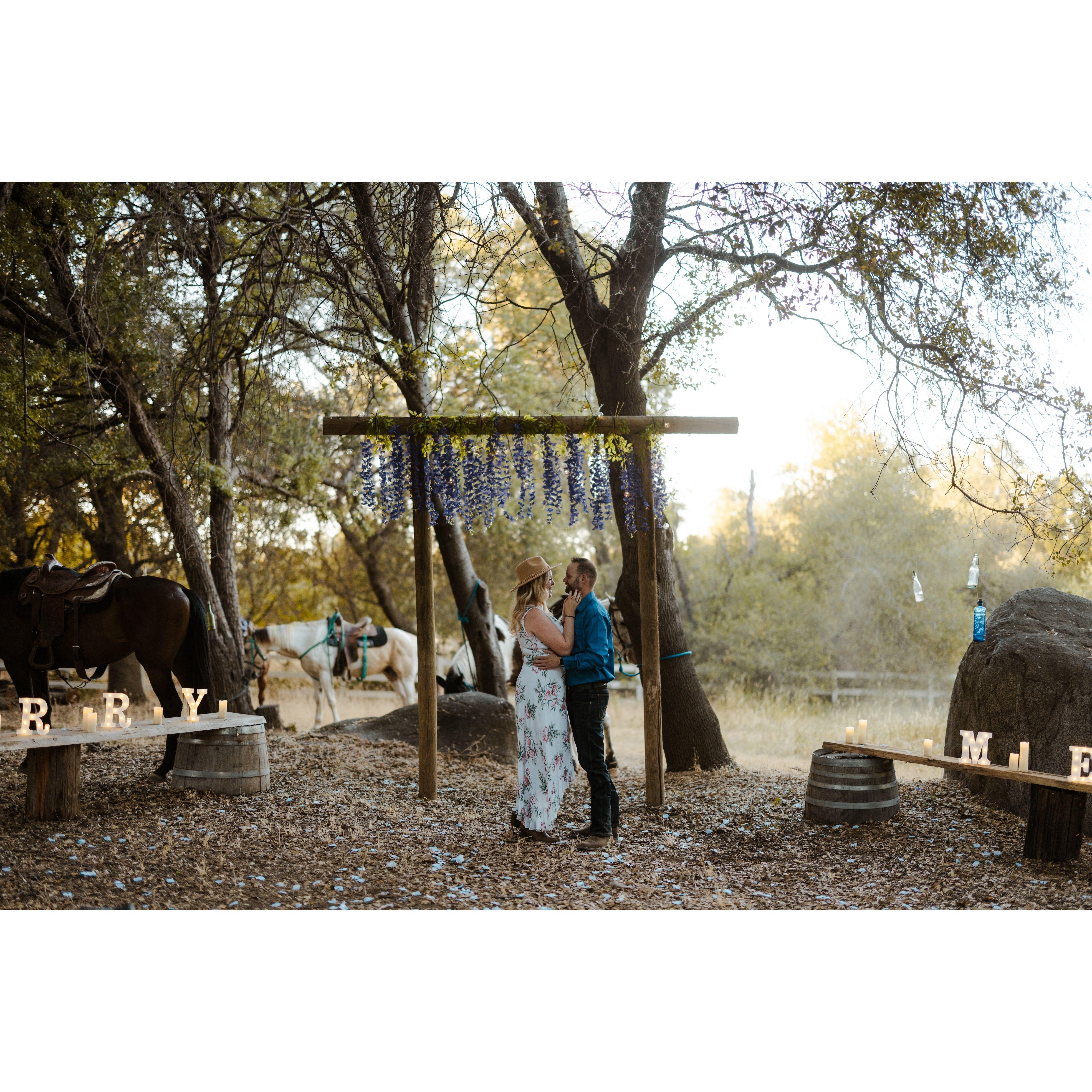 Ariel thought it was a collective photoshoot for the ranch's website revamp.