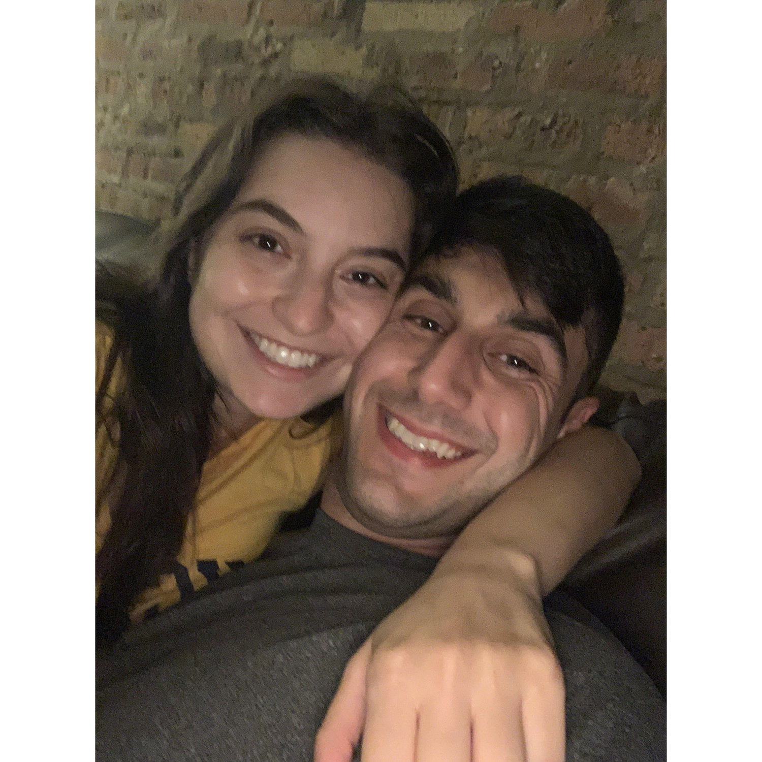 Our first photo together!