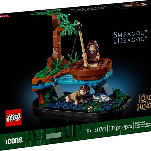 LEGO Icons The Lord of The Rings: Sméagol & Déagol (40761)