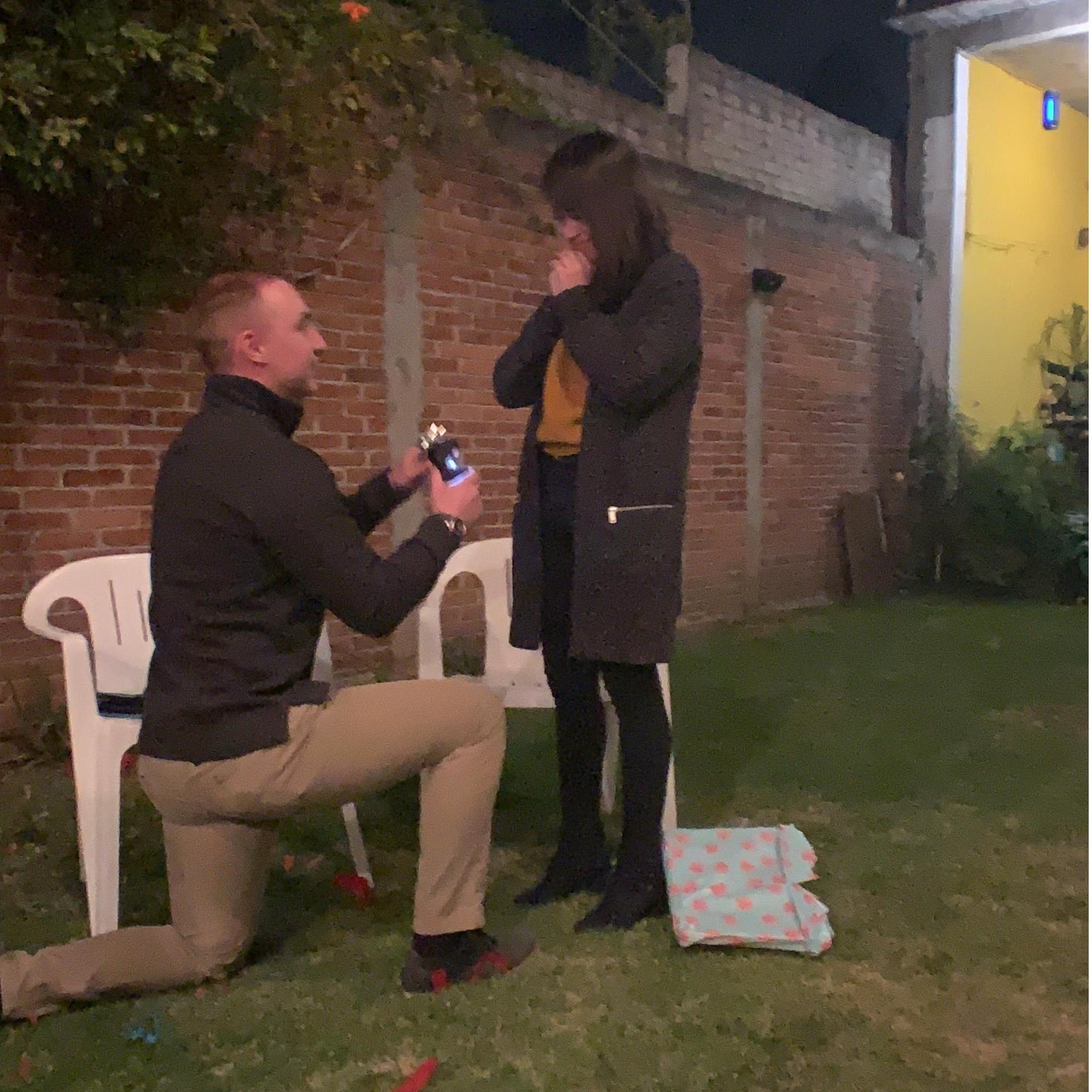 The proposal!!
La propuesta de matrimonio!!!