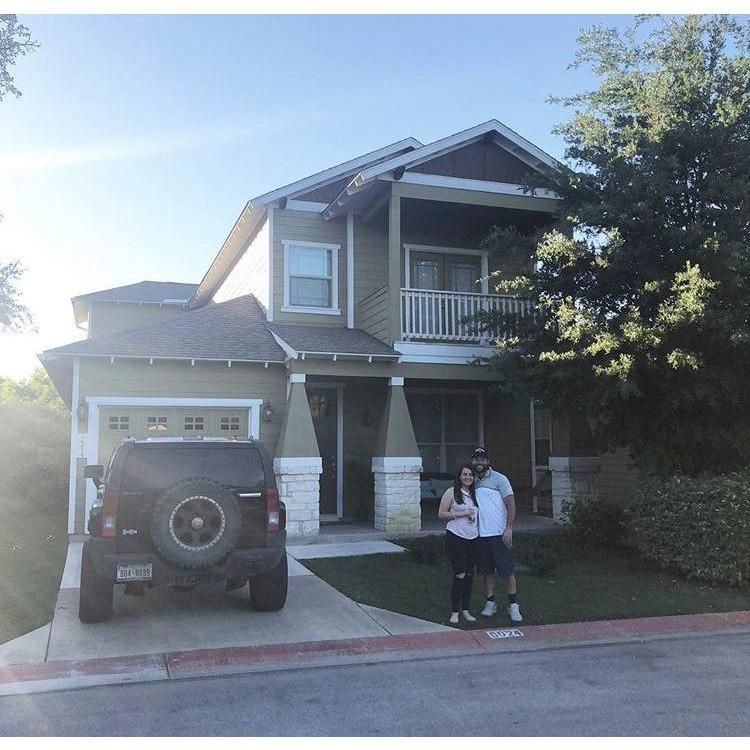 Our first home in Austin