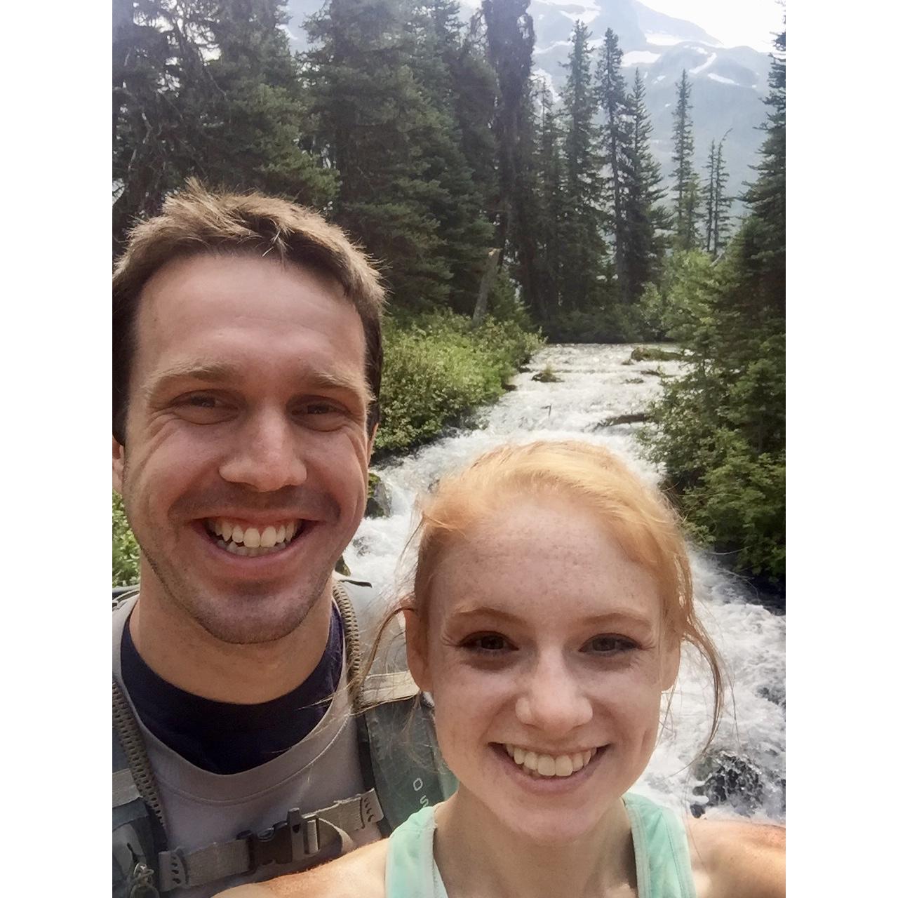 Our first of many trips to Canada and out west :)